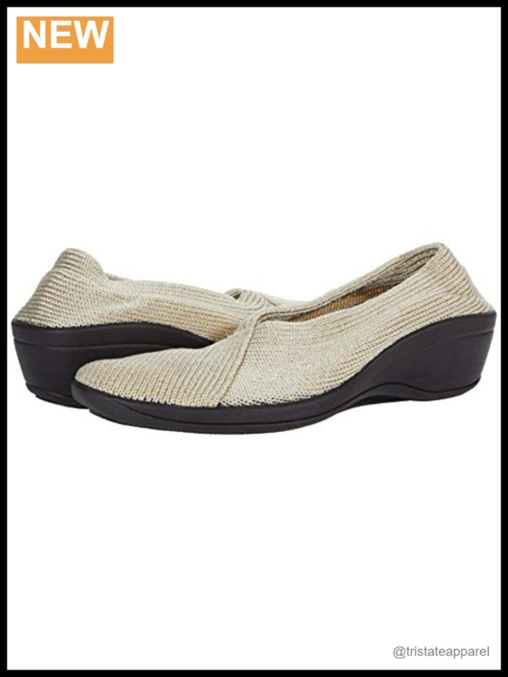 Arcopedico Mailu Slip-On Wedge Flats with Arch Support for Travel